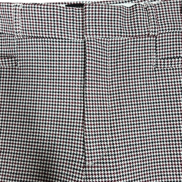 Banana Republic Pants Womens 4 High Rise Sloan Houndstooth Tapered Career Casual - Picture 4 of 12